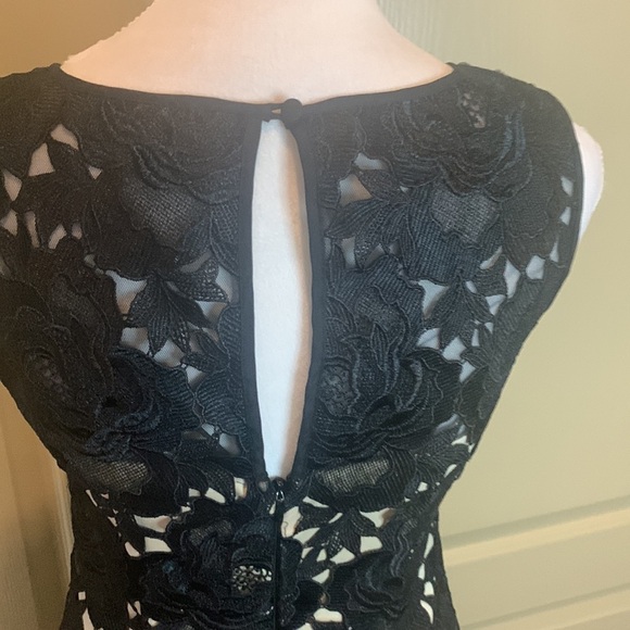 WHBM Women's Sleeveless Lace Inlay Dress 2 - Picture 8 of 11